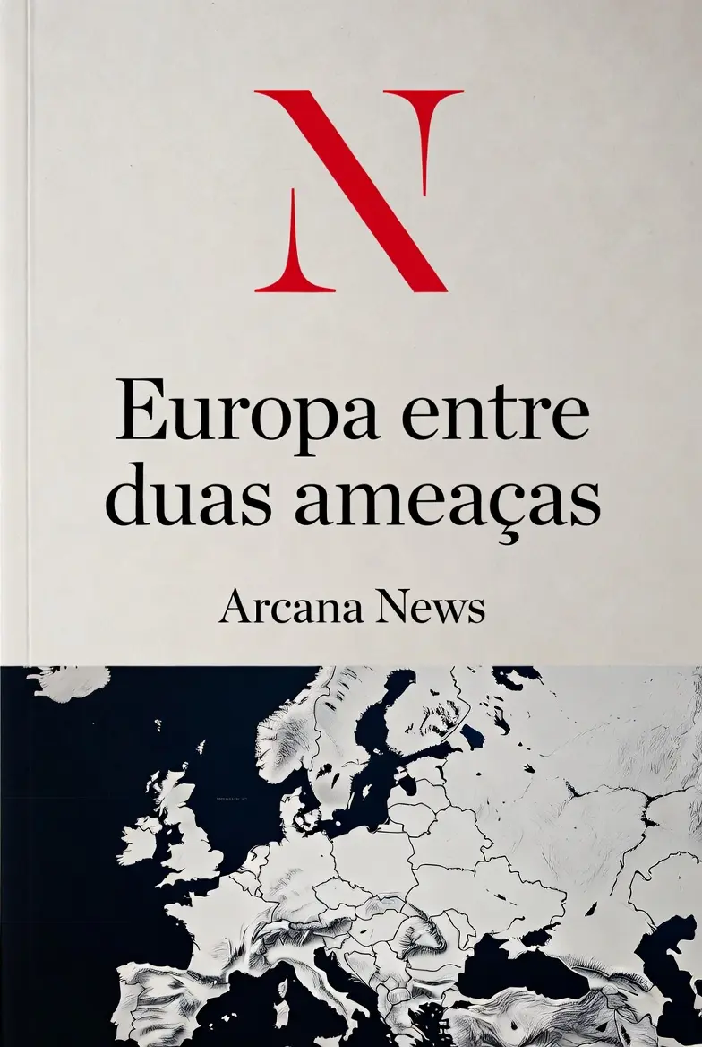 Europa entre duas ameaças - Capa editorial Arcana News – “Europa entre duas ameaças”. Relatório holandês alerta para a sofisticação da ciberespionagem chinesa ao nível dos EUA e a crescente cooperação com a Rússia, enquanto a Europa enfrenta duas frentes de ameaça à segurança.