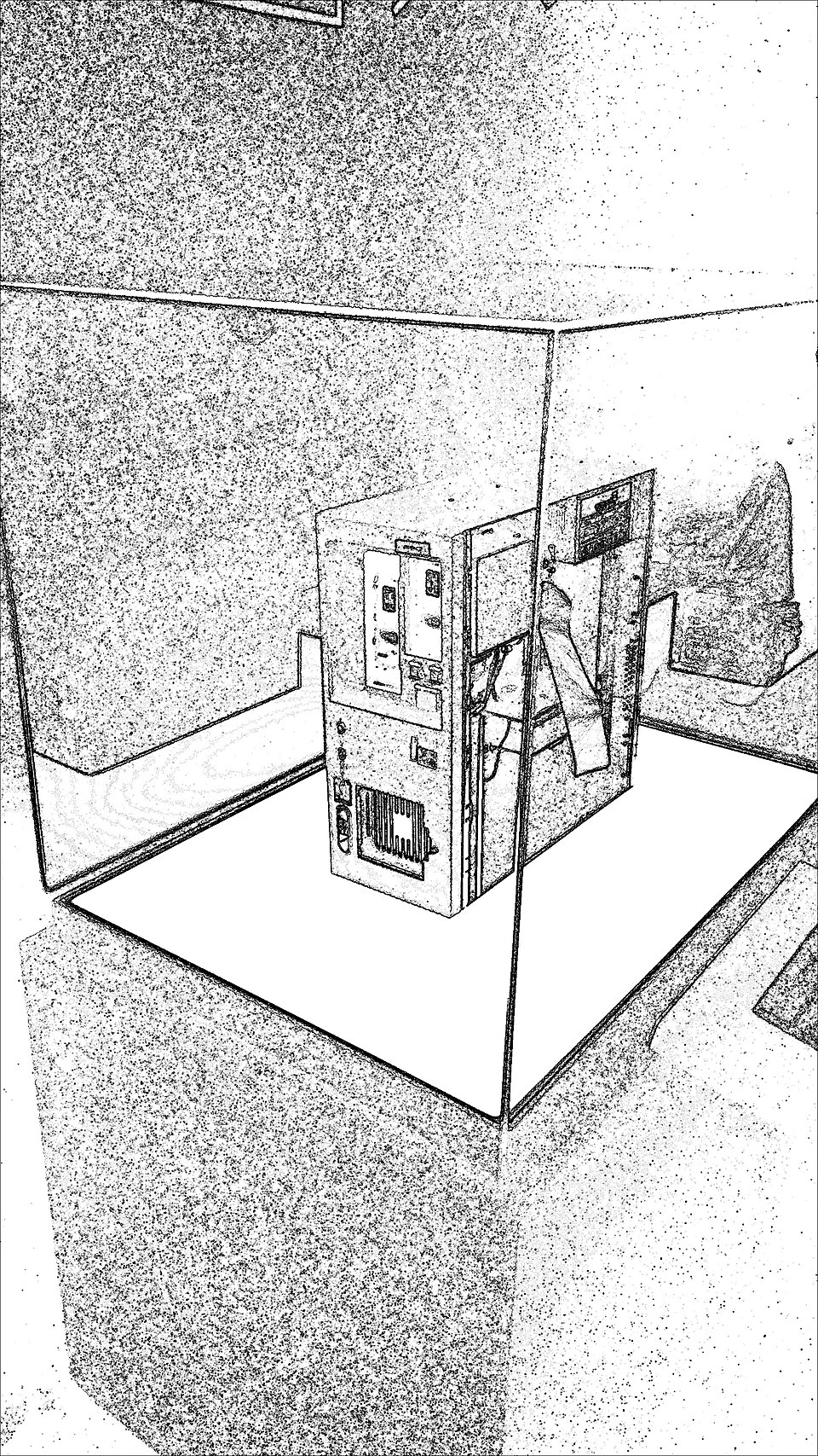 Equipamento apresentado como o primeiro servidor da Yandex, fotografado em 2015