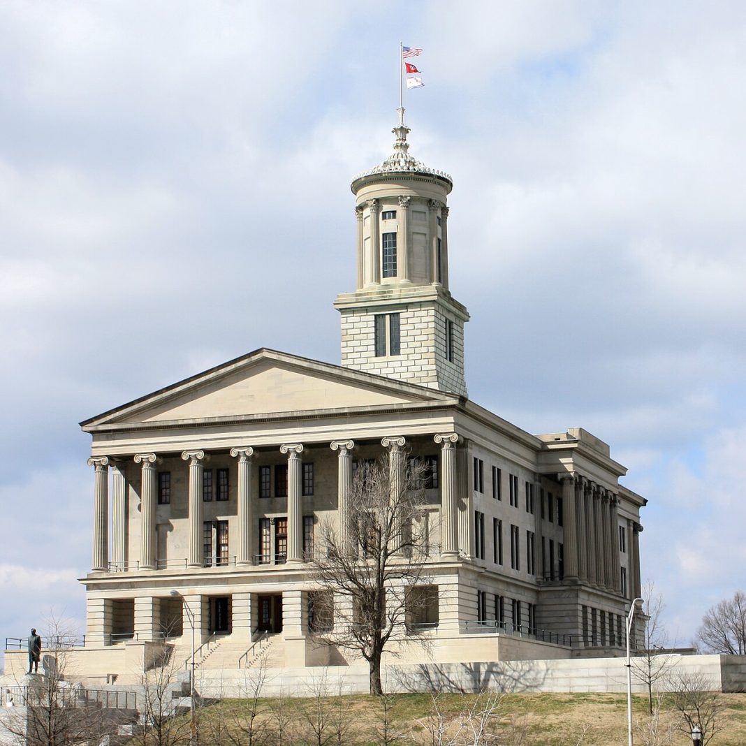 Capitólio do Tennessee em Nashville, Estado onde foi interrompida a execução de Christa Pike