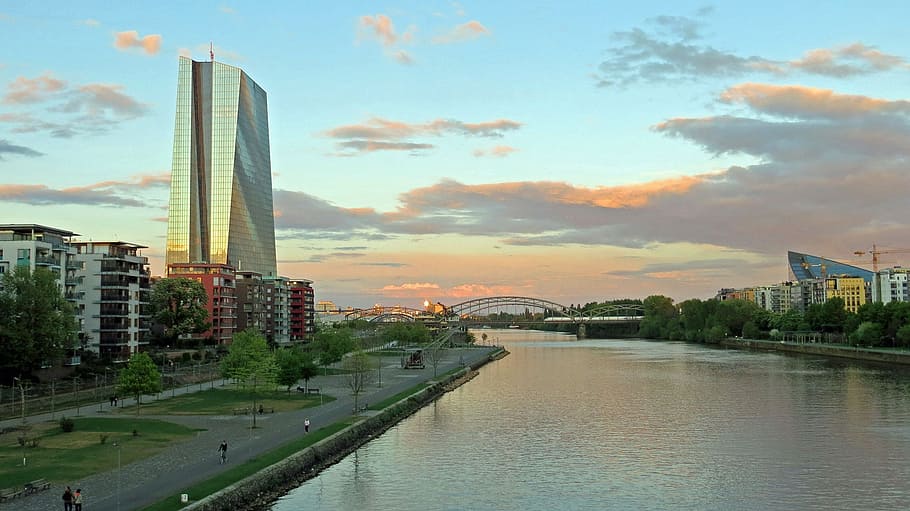 Sede do BCE em Frankfurt, contexto europeu do artigo sobre fundos de investimento