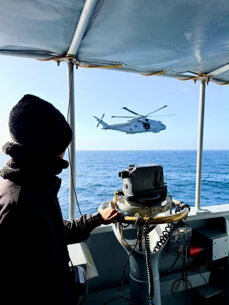 Operações do exercício naval Konkan-26 ao largo de Plymouth