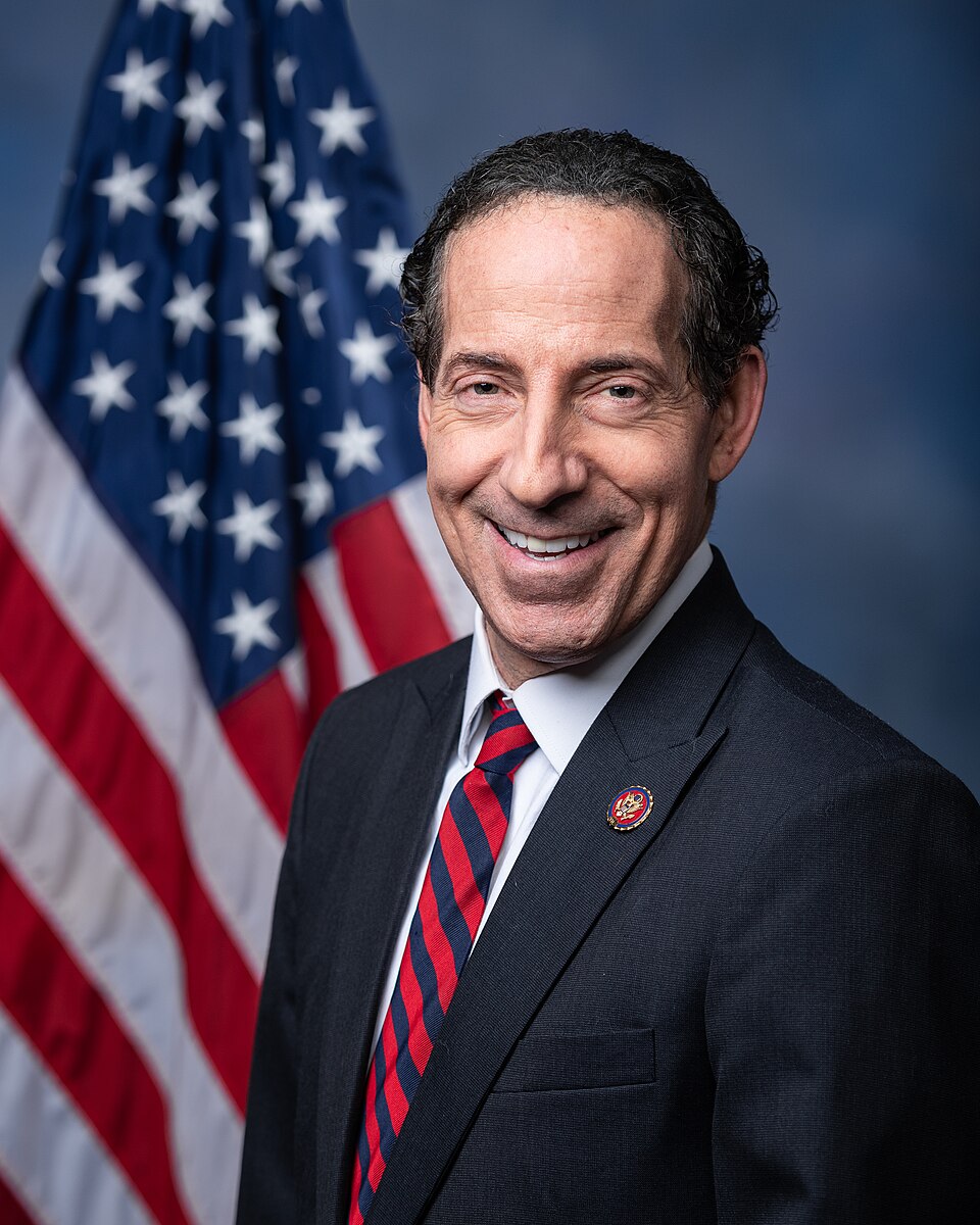Jamie Raskin, num retrato de 2019, signatário do pedido de cancelamento da visita de Kash Patel na Rússia