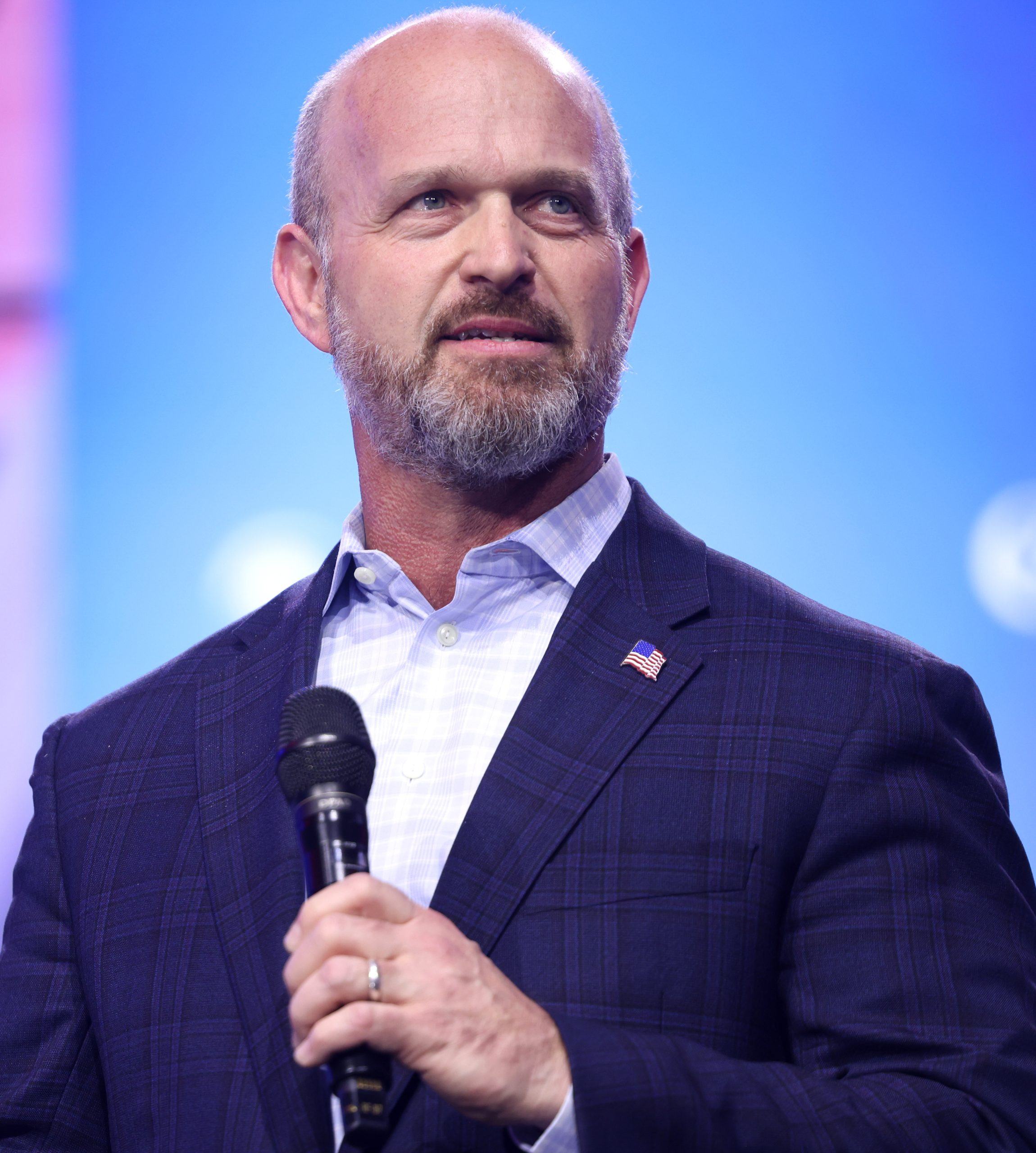 Kevin Roberts no AmericaFest de 2025, em Phoenix