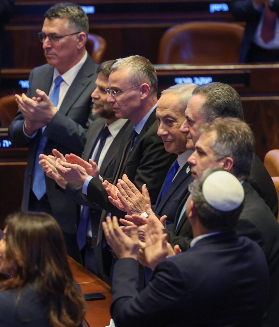 Benjamin Netanyahu discursa no Knesset em fevereiro de 2026