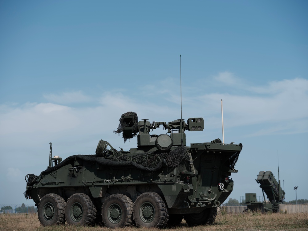Lançador Patriot americano destacado no sudeste da Polónia em setembro de 2024