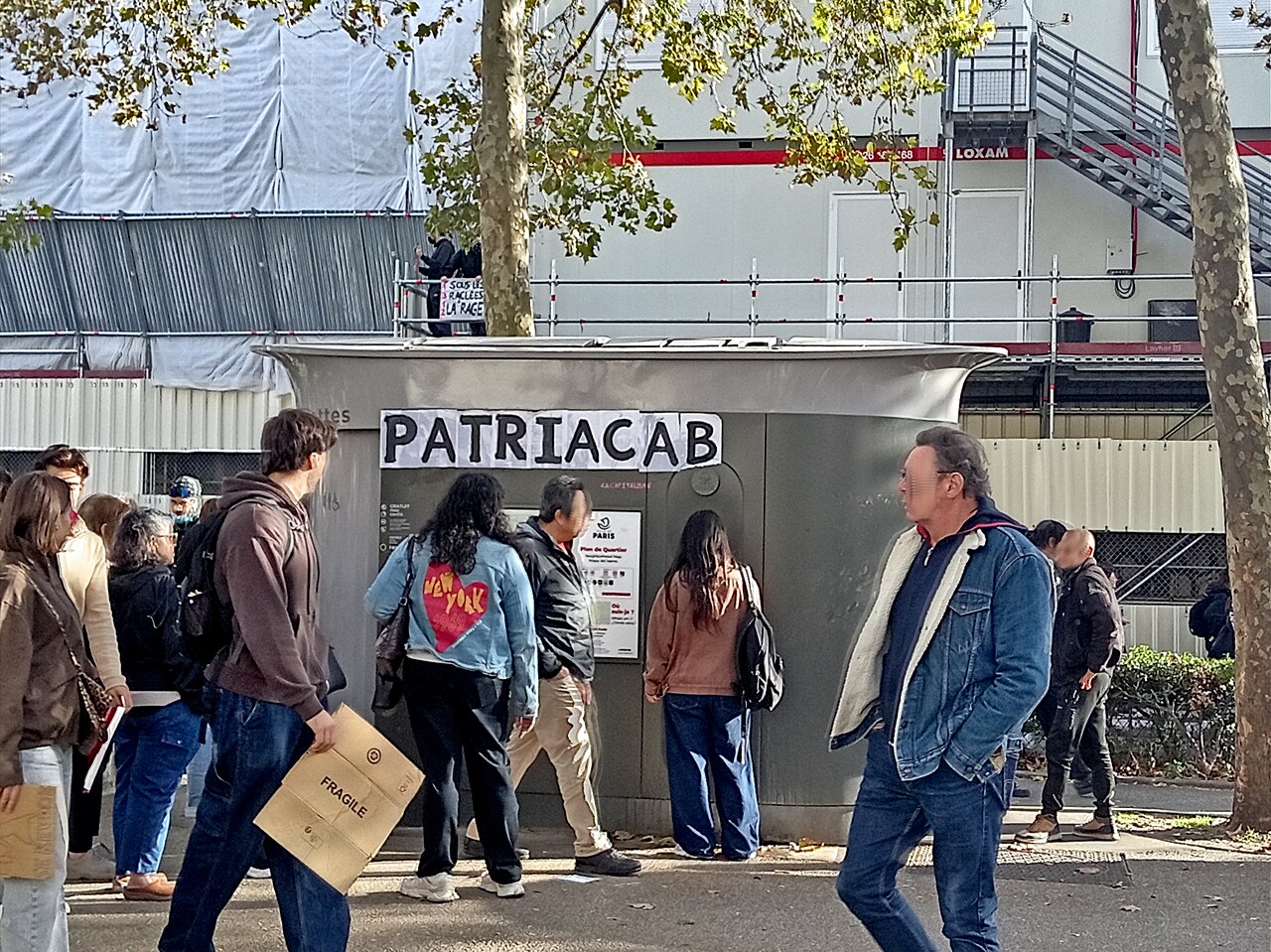 Protestos em França: manifestação em Paris, em 17 de outubro de 2026