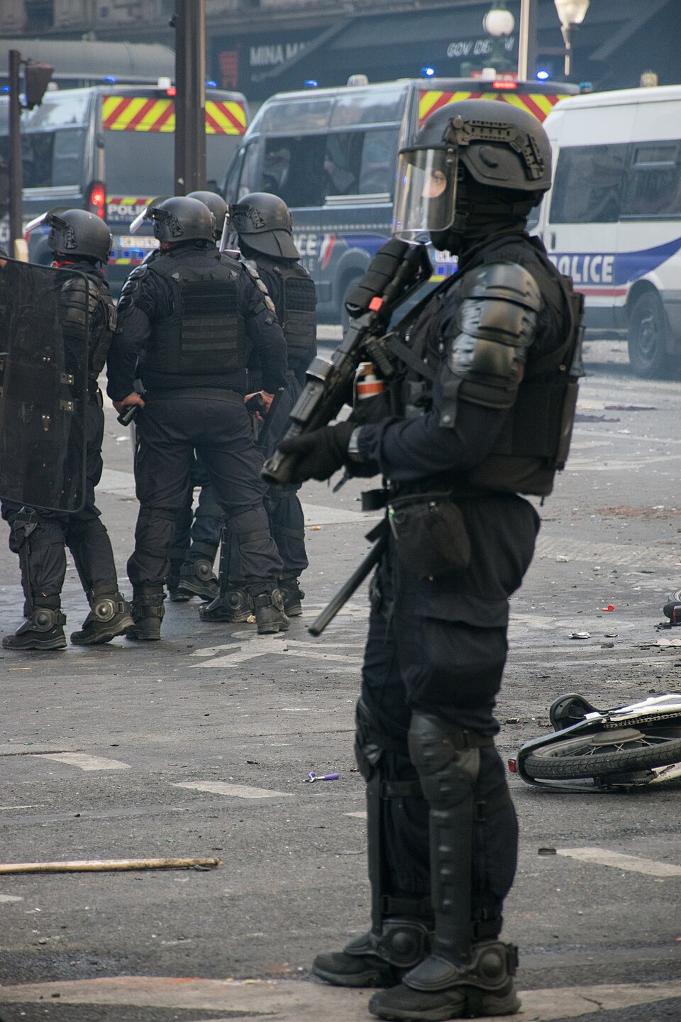 Protestos em França: manifestação em Paris, em 17 de outubro de 2026