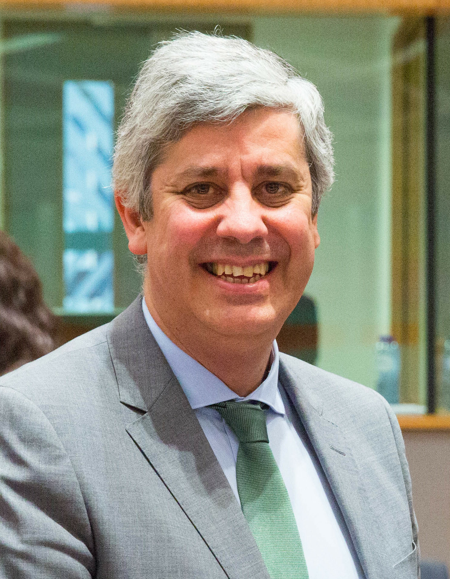 Mário Centeno em Bruxelas em 2018, antigo ministro que questiona o qualidade da despesa pública