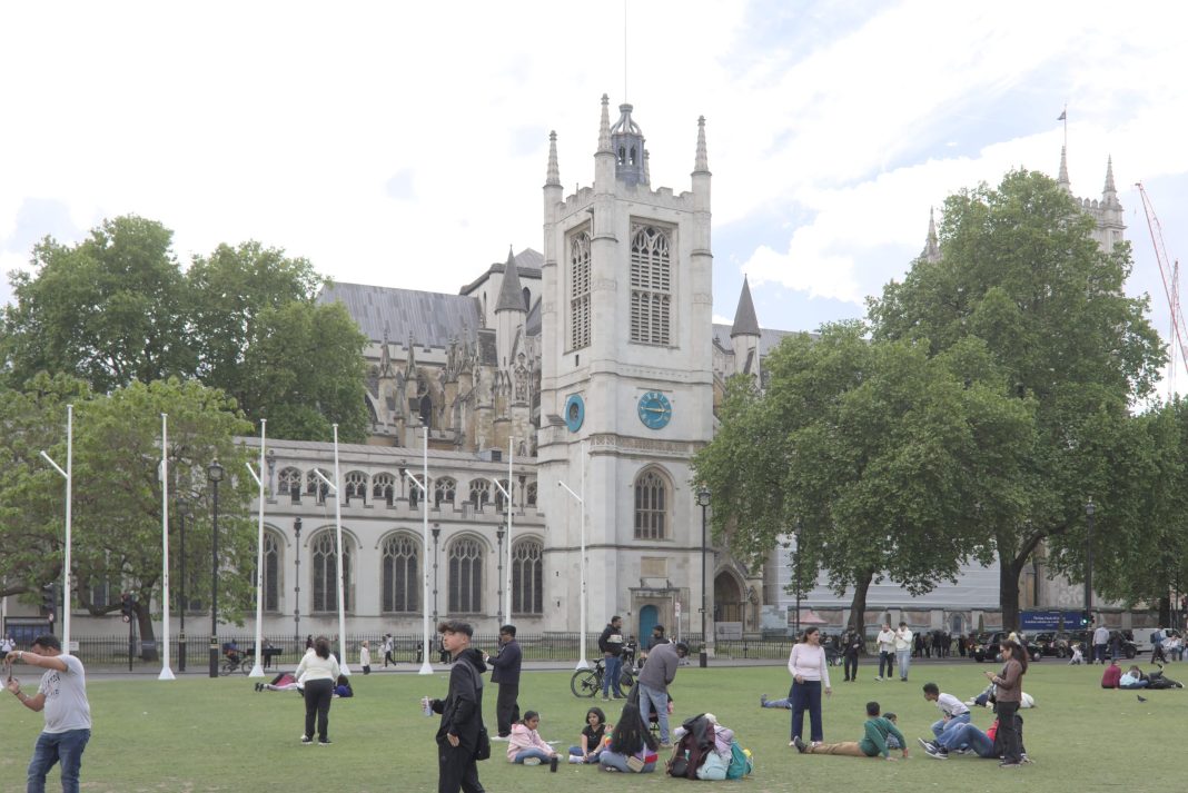 Fachada norte da Abadia de Westminster, em Londres